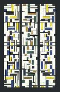 Stained-Glass Composition IV. Theo van Doesburg